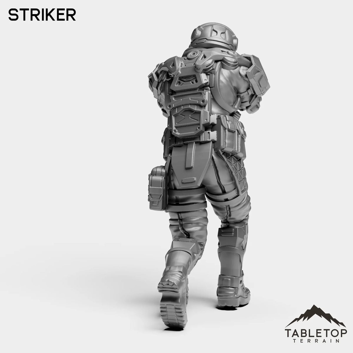 Tabletop Terrain Miniature Striker - Black Stone Commandos