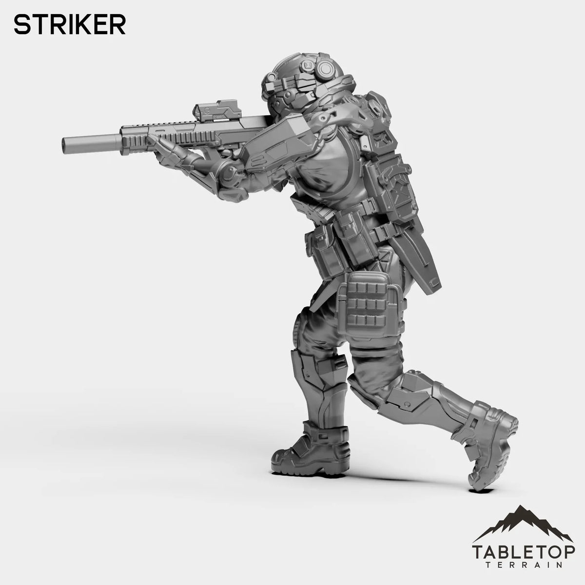 Tabletop Terrain Miniature Striker - Black Stone Commandos