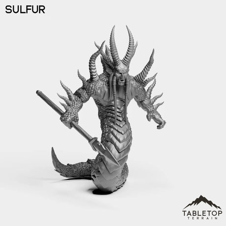 Tabletop Terrain Miniature Sulfur