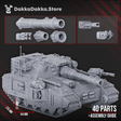 Tabletop Terrain Miniature Superheavy Tank Barboudon B-5