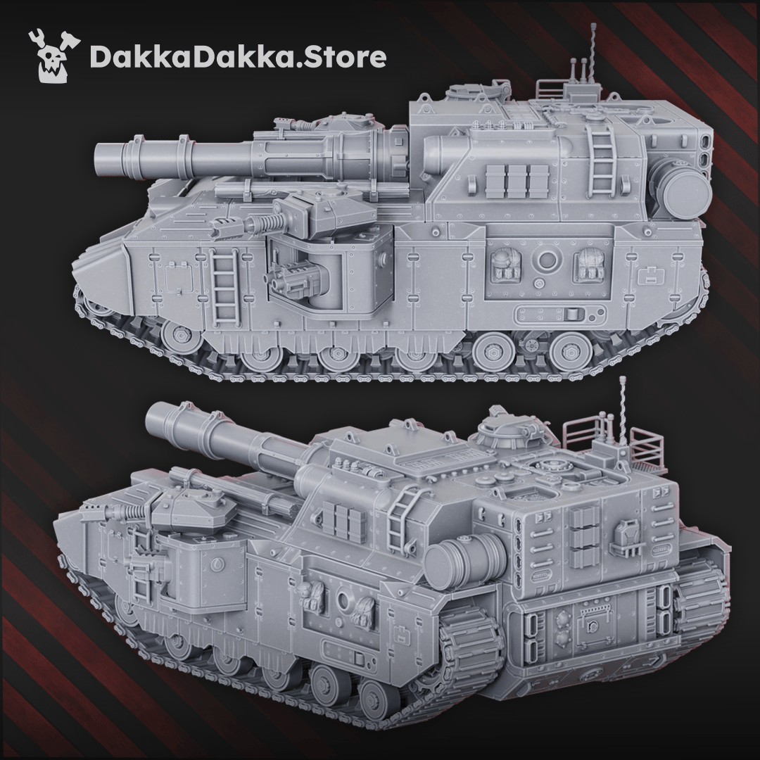 Tabletop Terrain Miniature Superheavy Tank Barboudon B-5