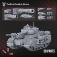 Tabletop Terrain Miniature Superheavy Tank "Smilodon" S-9