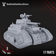 Tabletop Terrain Miniature Support Battle Tank Dragon III
