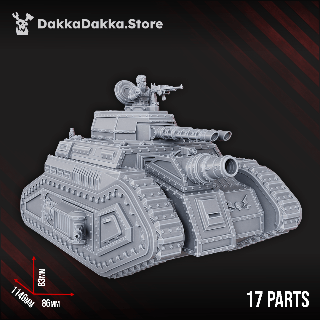 Tabletop Terrain Miniature Support Battle Tank Dragon III