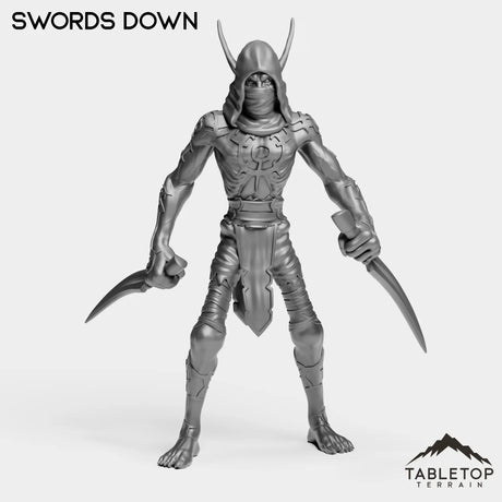 Tabletop Terrain Miniature Swords Down Darkness Nightfallen Rebel
