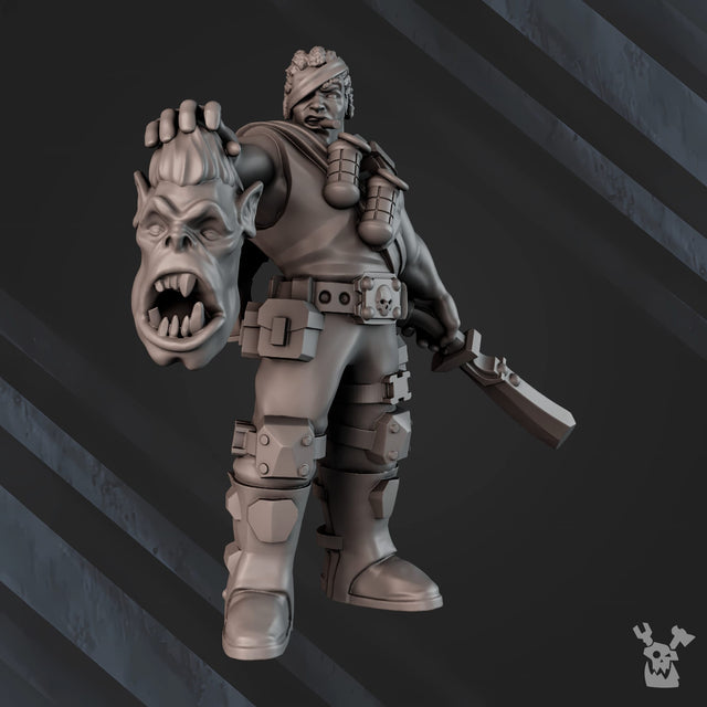 Tabletop Terrain Miniature Sylvezter the Einzelkampfer