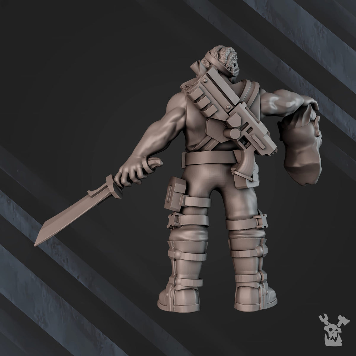 Tabletop Terrain Miniature Sylvezter the Einzelkampfer
