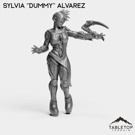 Tabletop Terrain Miniature Sylvia ''Dummy'' Alvarez - Mercenaries