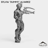 Tabletop Terrain Miniature Sylvia ''Dummy'' Alvarez - Mercenaries