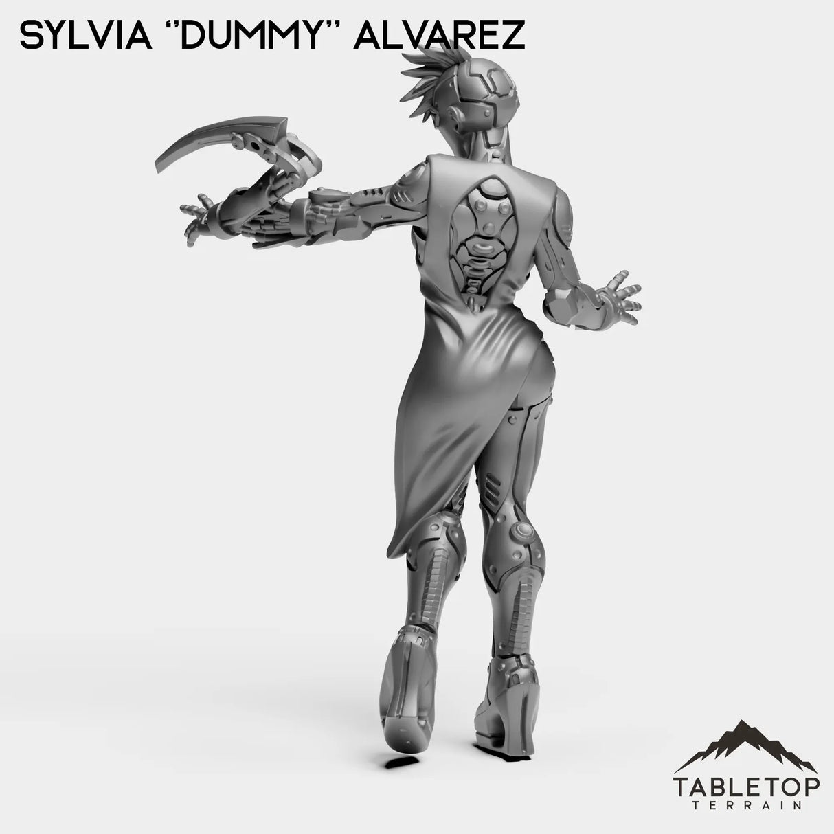 Tabletop Terrain Miniature Sylvia ''Dummy'' Alvarez - Mercenaries