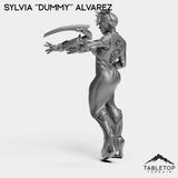 Tabletop Terrain Miniature Sylvia ''Dummy'' Alvarez - Mercenaries