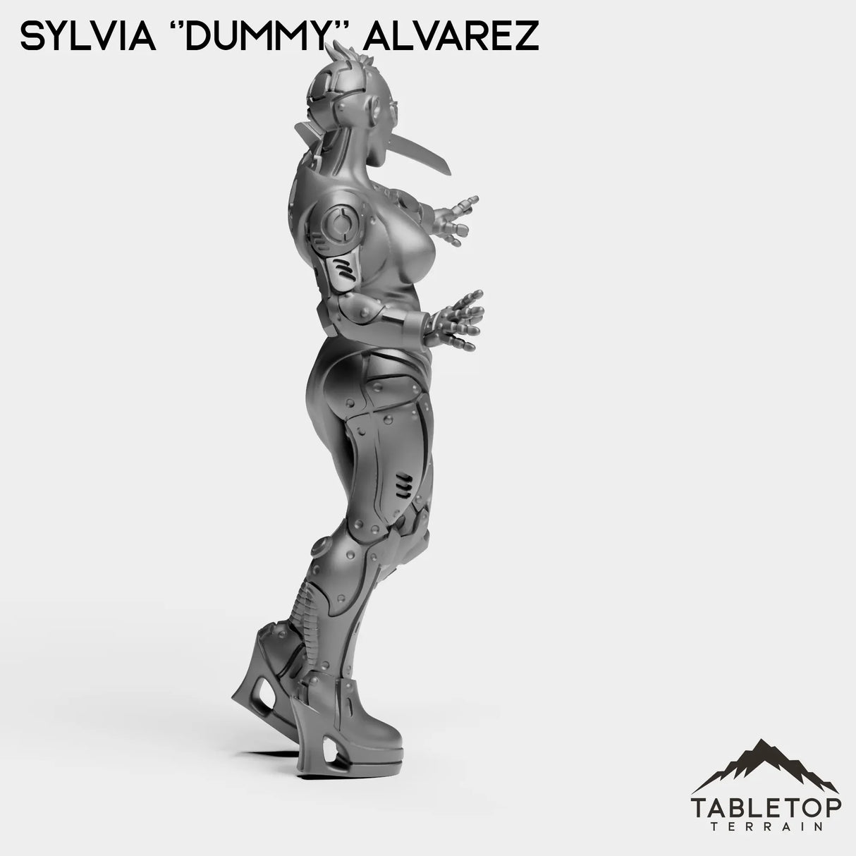 Tabletop Terrain Miniature Sylvia ''Dummy'' Alvarez - Mercenaries