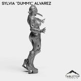 Tabletop Terrain Miniature Sylvia ''Dummy'' Alvarez - Mercenaries
