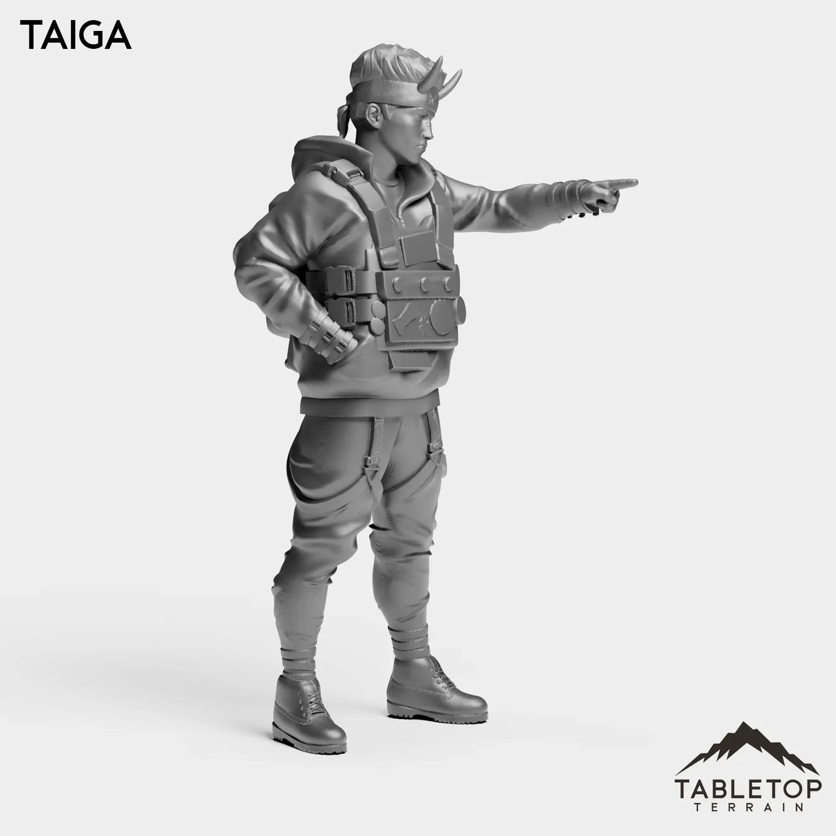 Tabletop Terrain Miniature Taiga - Strike Team Omega & Almighty Friends