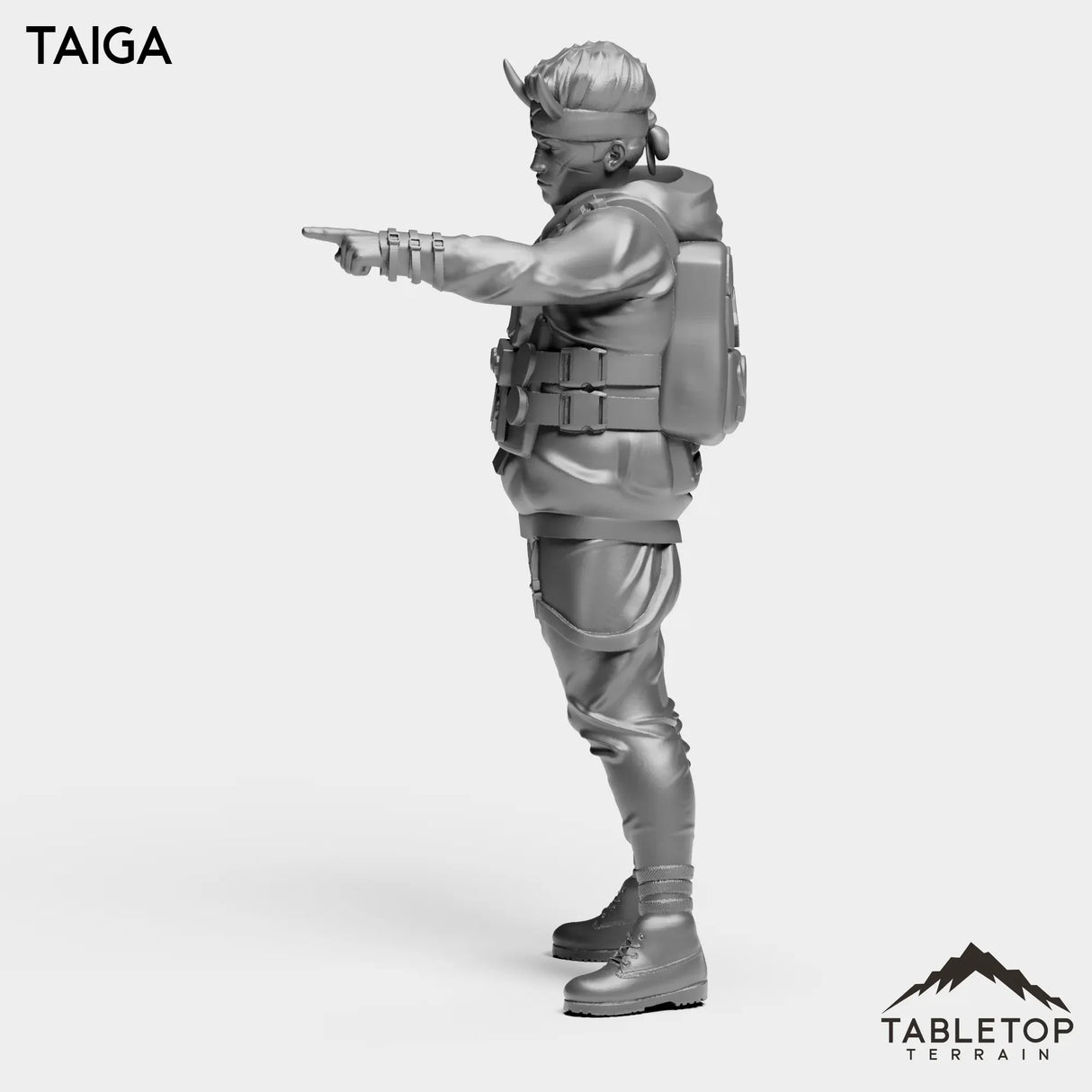Tabletop Terrain Miniature Taiga - Strike Team Omega & Almighty Friends