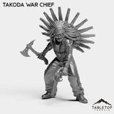 Tabletop Terrain Miniature Takoda War Chief TakodaWarChief - The Tribe