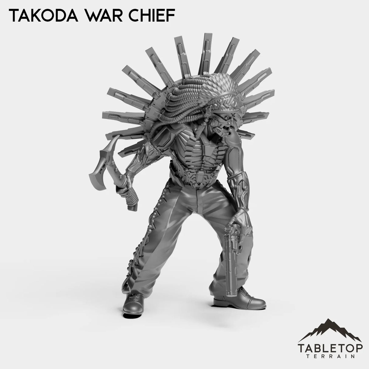 Tabletop Terrain Miniature TakodaWarChief - The Tribe