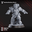 Tabletop Terrain Miniature Tangaroa The 7 Ocean Beast - Prime Armored Master of Space Knights