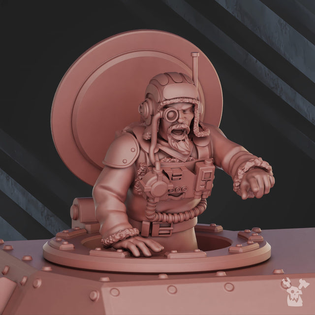 Tabletop Terrain Miniature Tank Commander Boris The Stinging Frost