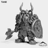 Tabletop Terrain Miniature Tank Dwarf Heritage Warrior