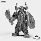 Tabletop Terrain Miniature Tank Dwarf Paladin