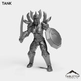 Tabletop Terrain Miniature Tank Human Paladin Tier 1 Female
