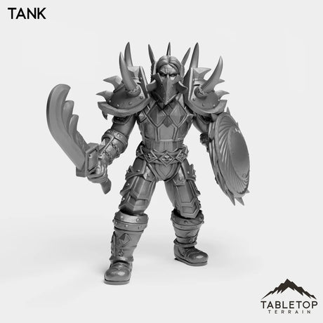 Tabletop Terrain Miniature Tank Human Warrior Tier 1