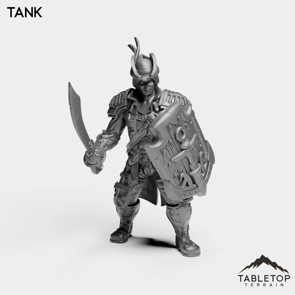 Tabletop Terrain Miniature Tank Sailor Heritage Warrior Female