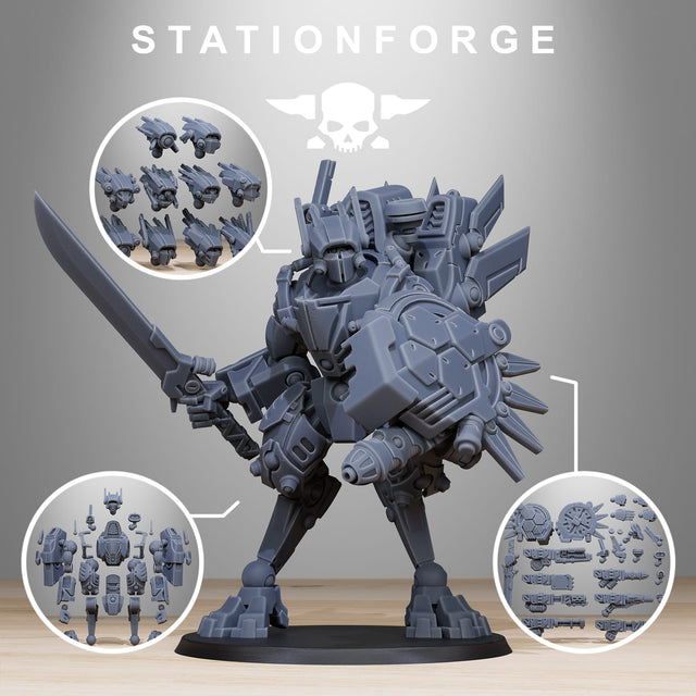 Tabletop Terrain Miniature Tarion Elder Mech Mk1 Builder Kit