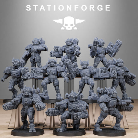 Tabletop Terrain Miniature Tarion Heavy Armored