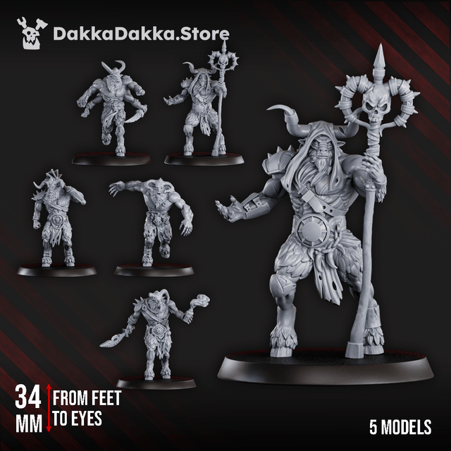 Tabletop Terrain Miniature Techbeasts Squad (part 1)