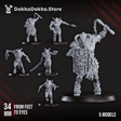 Tabletop Terrain Miniature Techbeasts Squad (part 2)