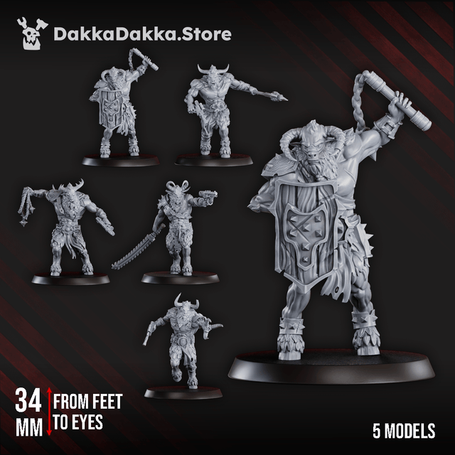 Tabletop Terrain Miniature Techbeasts Squad (part 2)