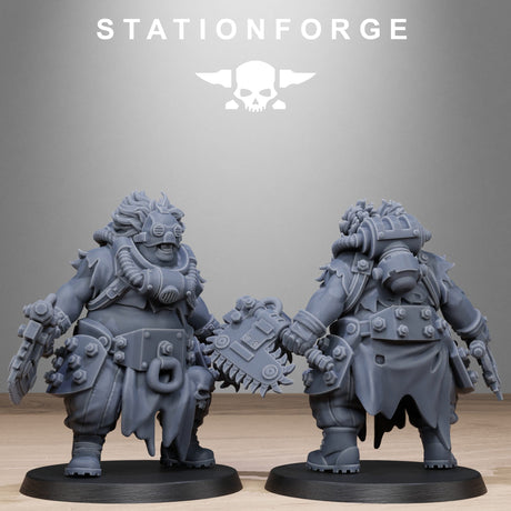 Tabletop Terrain Miniature Techno Savage Barbarians