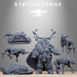 Tabletop Terrain Miniature Techno Savage Druid