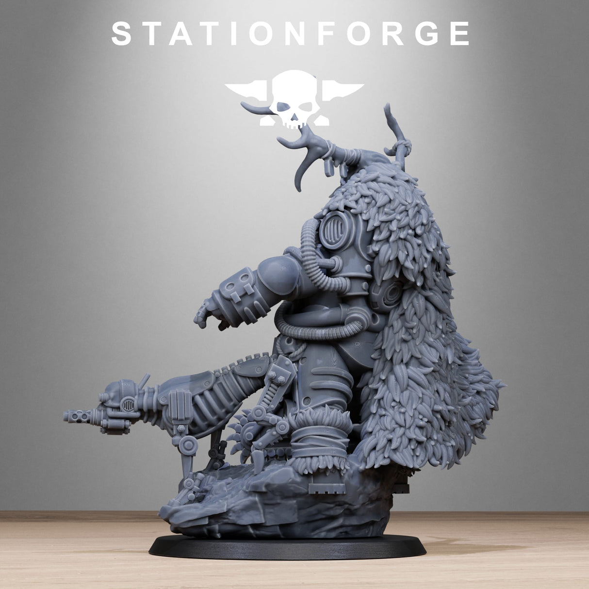 Tabletop Terrain Miniature Techno Savage Druid