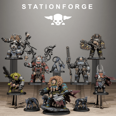Tabletop Terrain Miniature Techno Savages Vernaxers