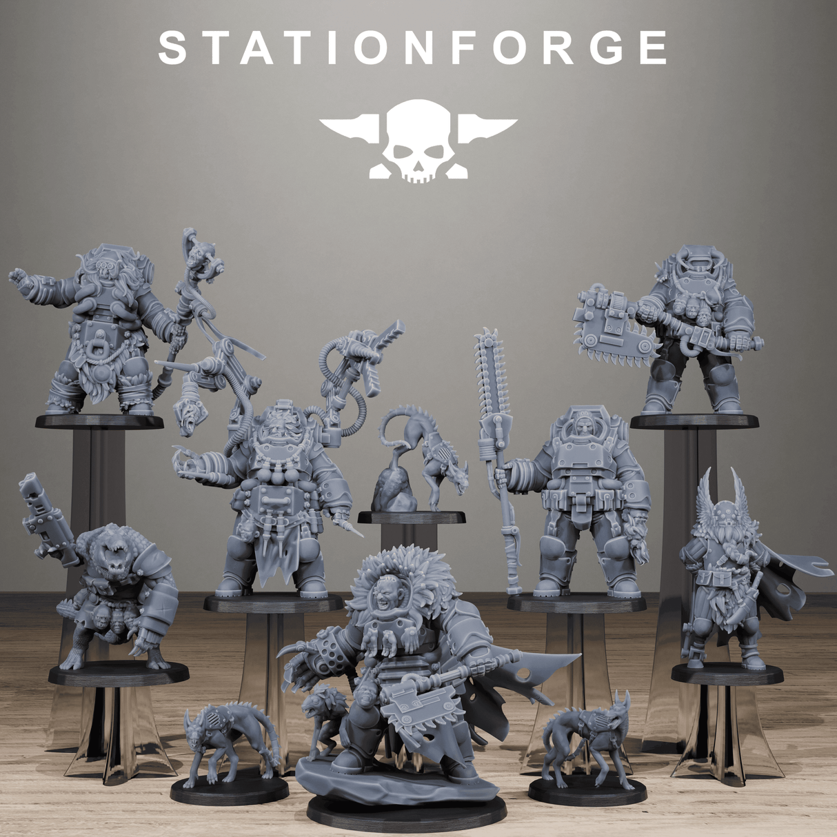 Tabletop Terrain Miniature Techno Savages Vernaxers