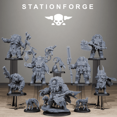 Tabletop Terrain Miniature Techno Savages Vernaxers