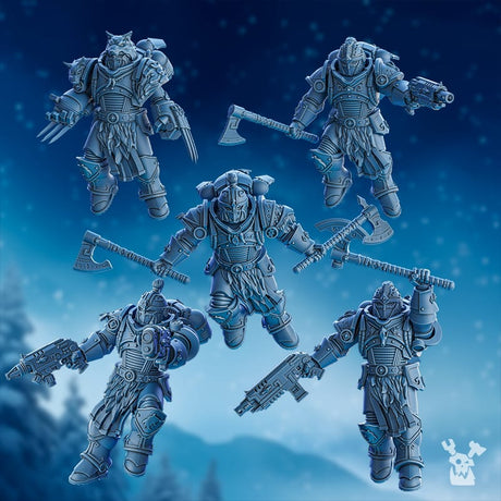 Tabletop Terrain Miniature Tempest Wolves Squad