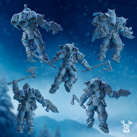 Tabletop Terrain Miniature Tempest Wolves Squad
