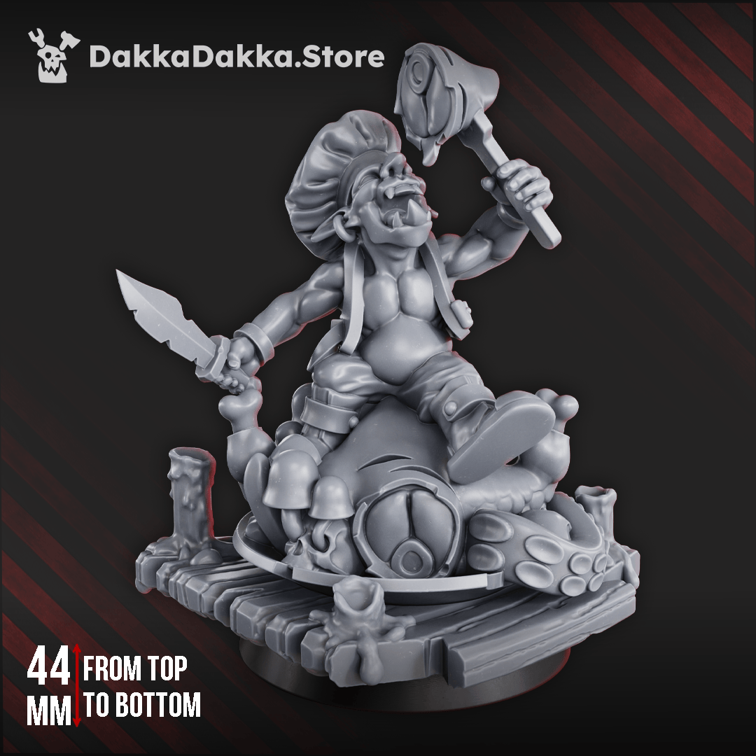 Tabletop Terrain Miniature Thankful, Gobboful, and Blessed (Thanksgiving Promo Model)