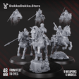 Tabletop Terrain Miniature The Alcat Rats Assault Riders Squad (x5)