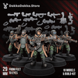 Tabletop Terrain Miniature The Alcat Rats Heavy Infantry (complete kit)
