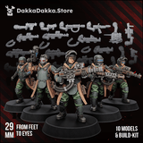 Tabletop Terrain Miniature The Alcat Rats Heavy Infantry (complete kit)