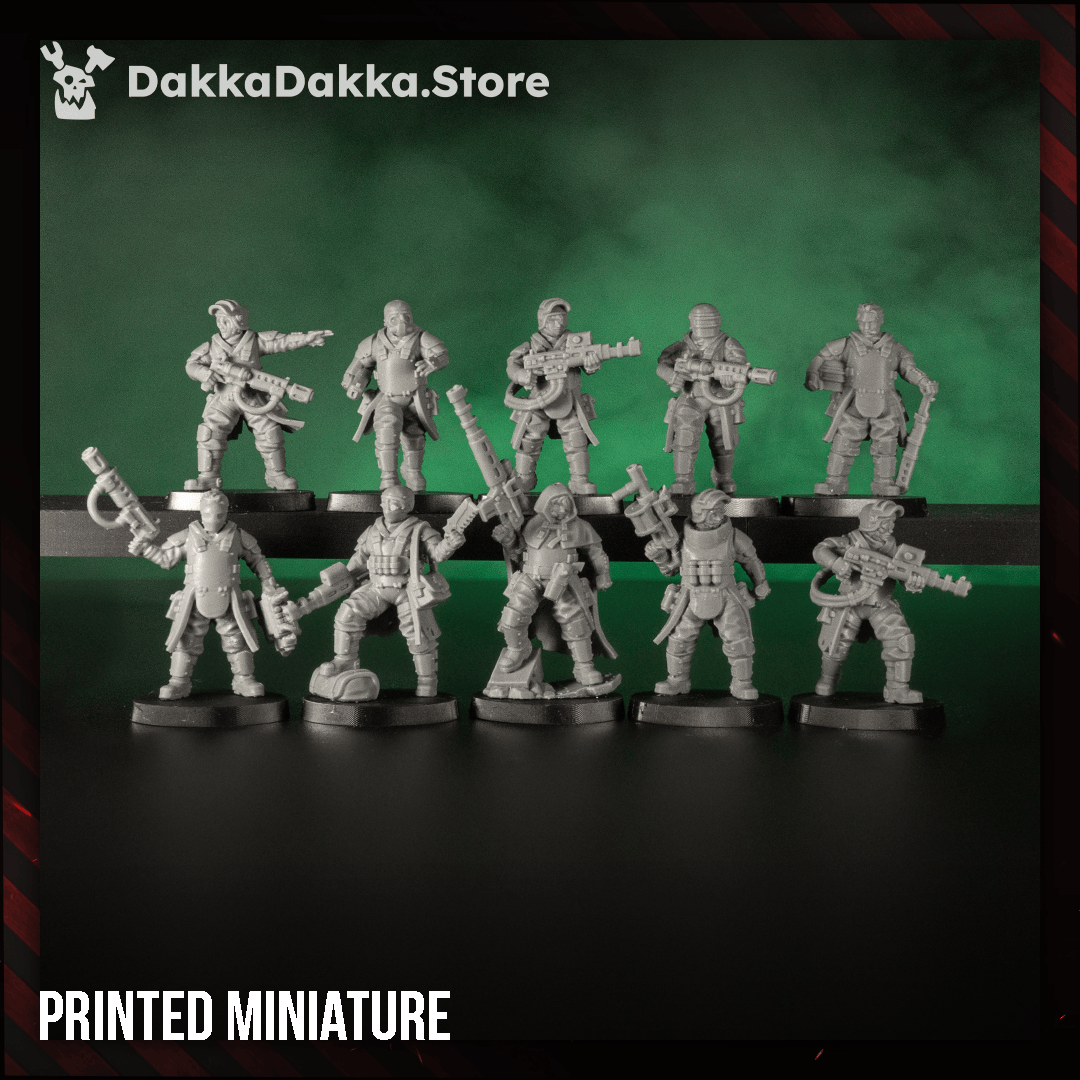 Tabletop Terrain Miniature The Alcat Rats Heavy Infantry (complete kit)