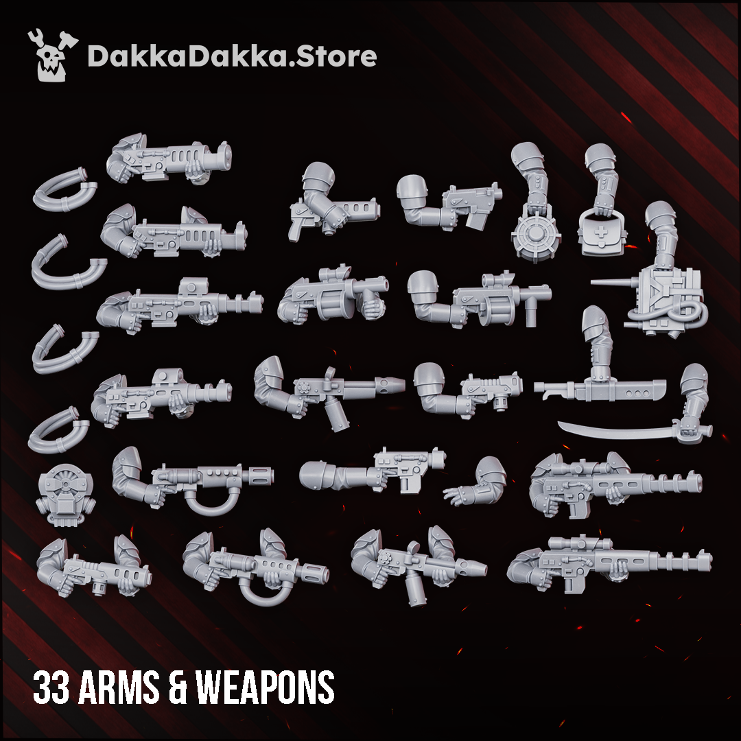 Tabletop Terrain Miniature The Alcat Rats Heavy Infantry (complete kit)