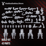 Tabletop Terrain Miniature The Alcat Rats Heavy Infantry (complete kit)