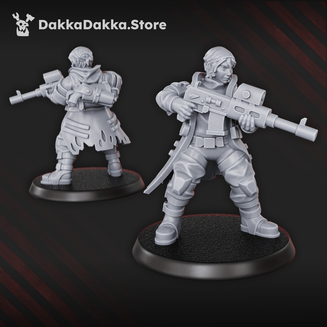 Tabletop Terrain Miniature The Alcat Rats Infantry Squad (x15)