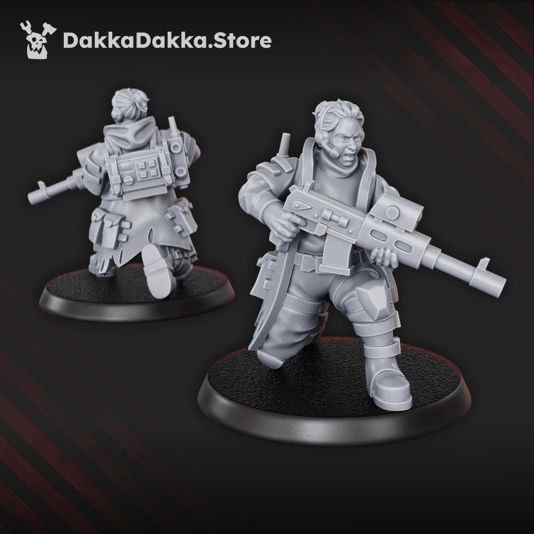 Tabletop Terrain Miniature The Alcat Rats Infantry Squad (x15)